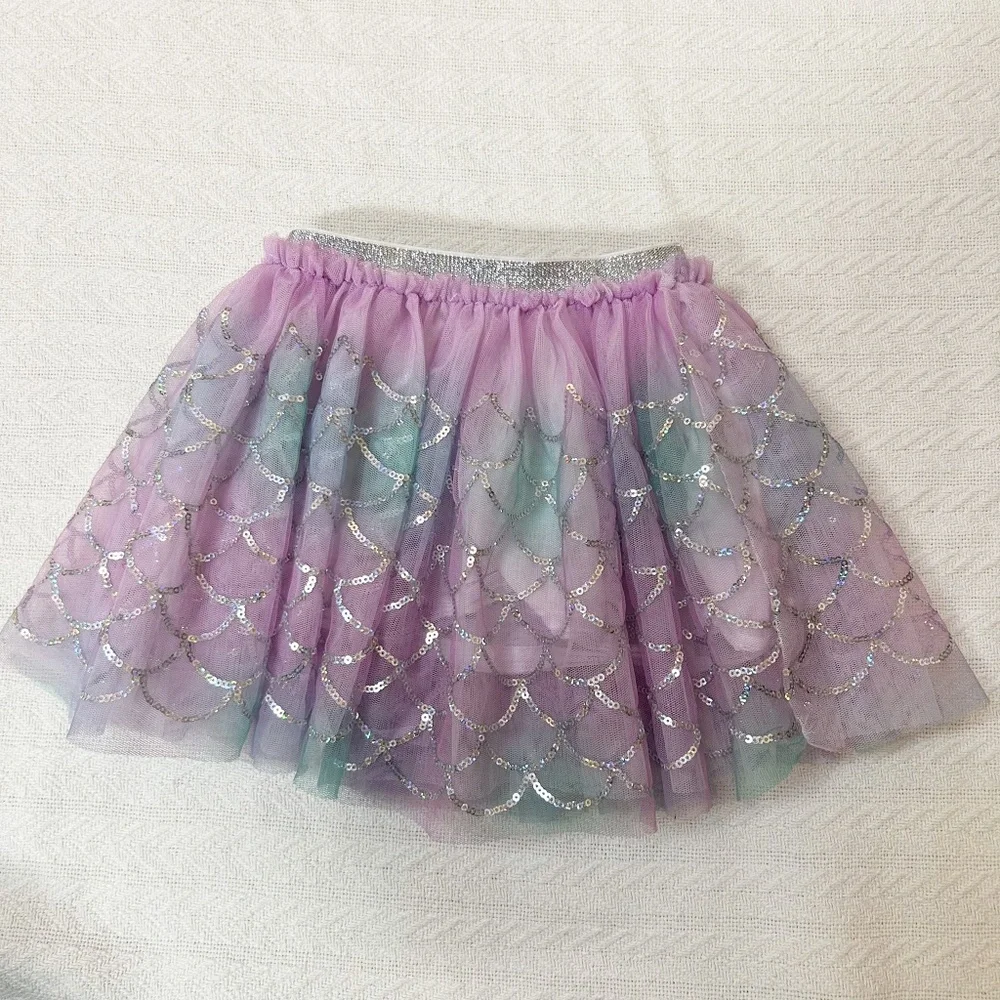 Sweet Wink purple blue Mermaid Tutu - sz 12-24m - Picture 6 of 10